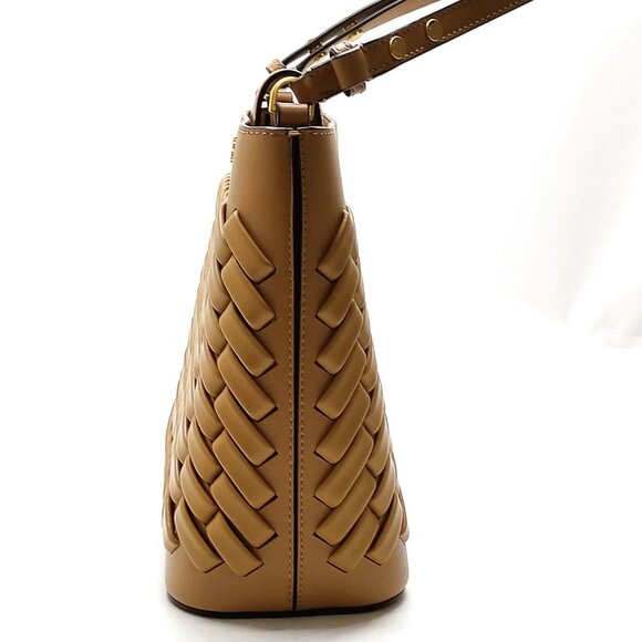 TORY BURCH Brown Leather Shoulder Bag mon258-103125 - Picture 3 of 16